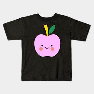 Apple (lilac) Kids T-Shirt